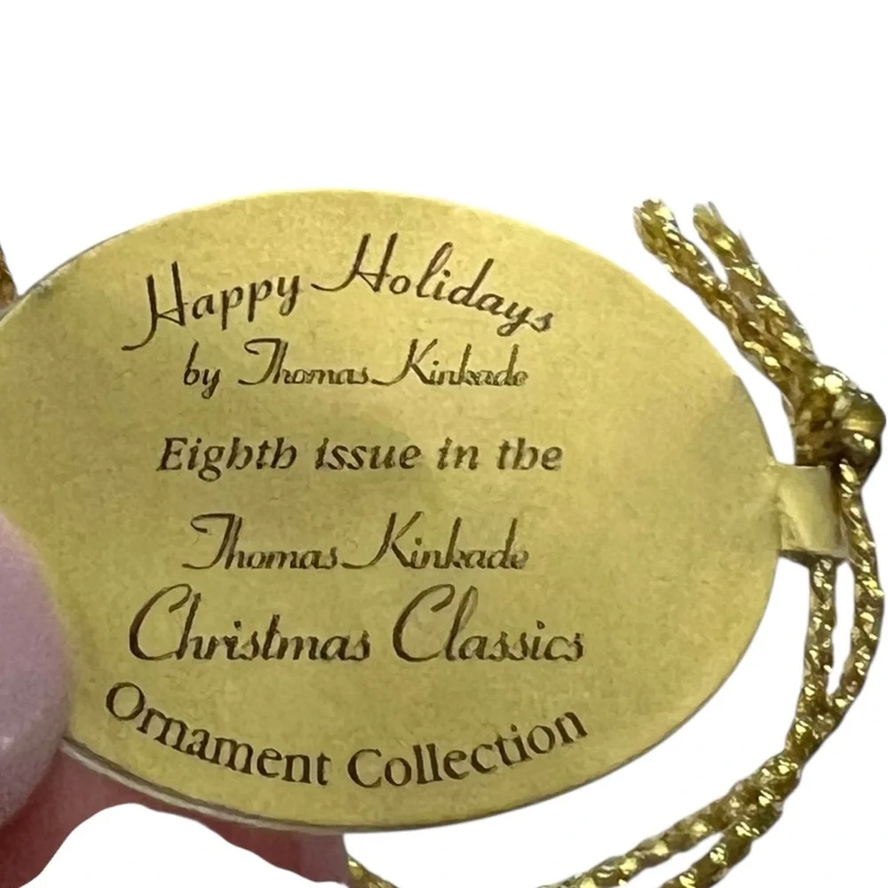 Thomas‎ Kinkade Christmas Ornament 3 Trees Collection Heirloom Classics Bradford